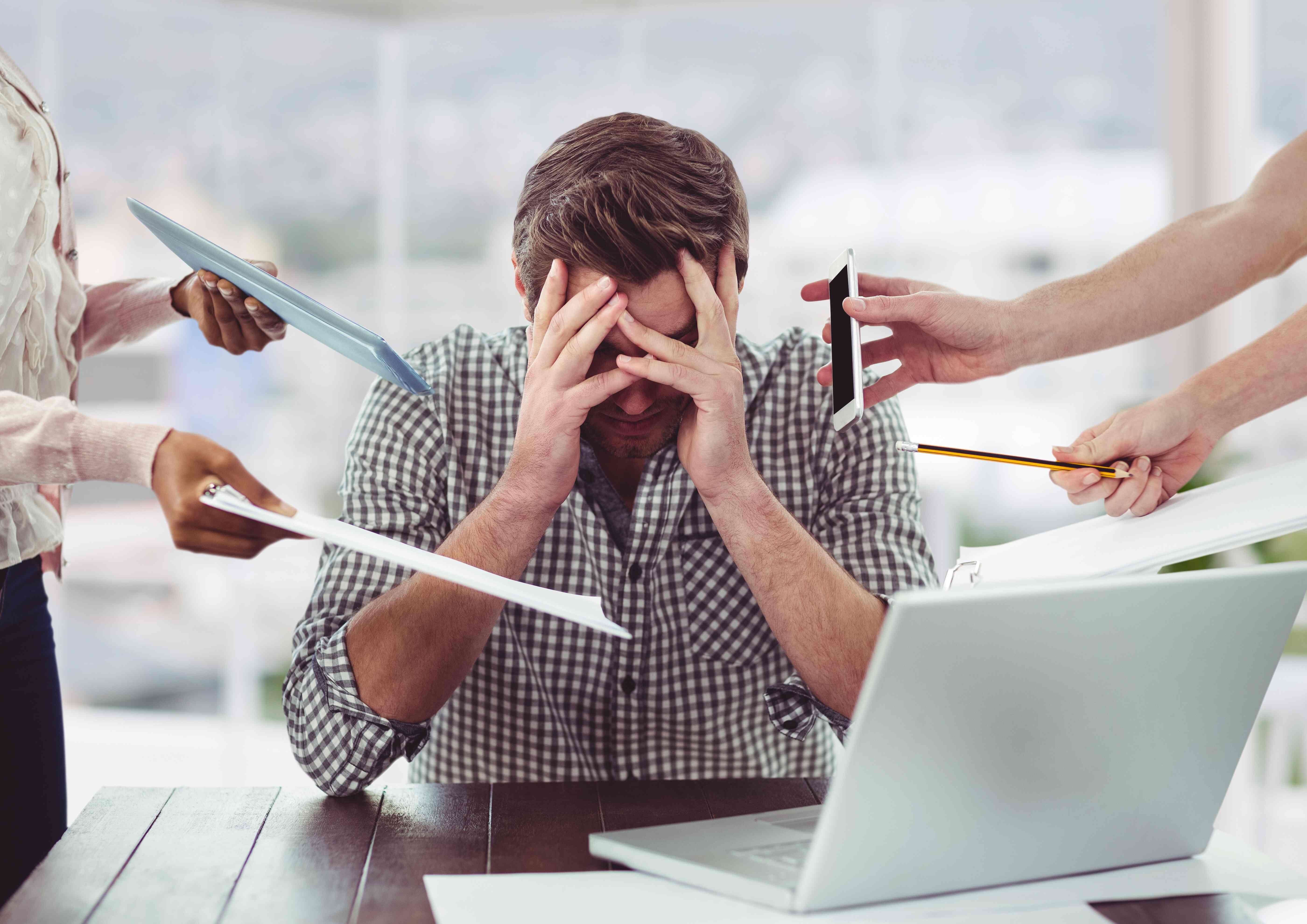Stress over career prospects