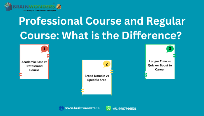 Professional Course and Regular Course: What is the Difference? 